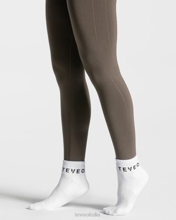 TEVEO calzini alla caviglia (2 pezzi) FPR0H273 vestiario bianco donne