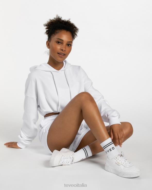 TEVEO calzini per l'equipaggio (2 pezzi) FPR0H275 vestiario bianco donne