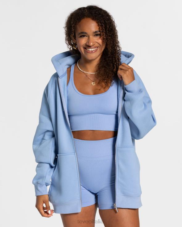 TEVEO giacca oversize di tendenza FPR0H20 vestiario blu donne