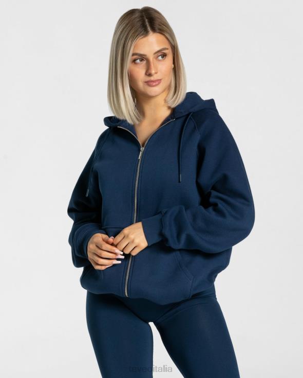 TEVEO giacca oversize di tendenza FPR0H21 vestiario blu scuro donne