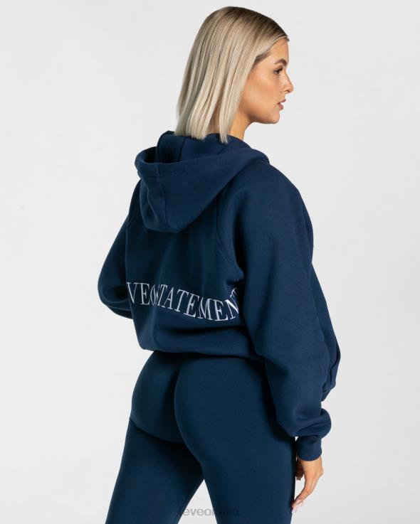 TEVEO giacca oversize di tendenza FPR0H21 vestiario blu scuro donne