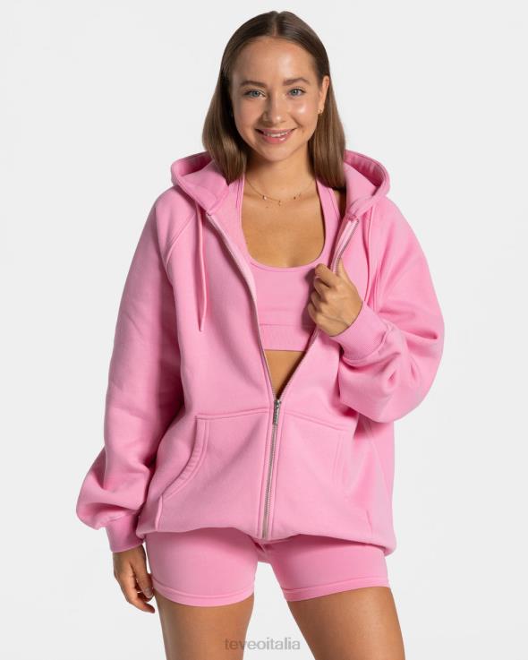 TEVEO giacca oversize di tendenza FPR0H29 vestiario rosa donne