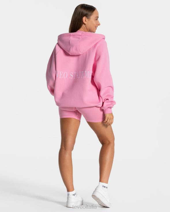 TEVEO giacca oversize di tendenza FPR0H29 vestiario rosa donne