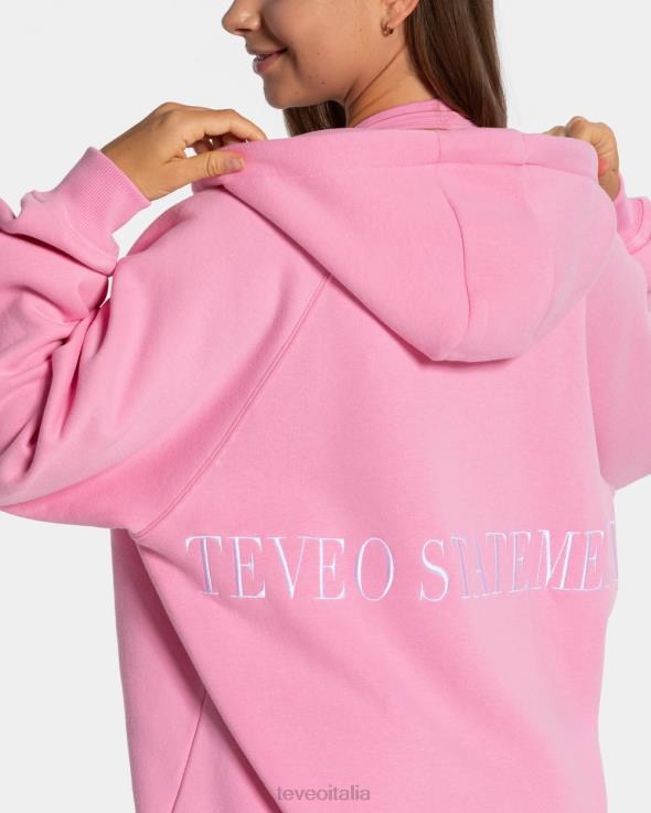 TEVEO giacca oversize di tendenza FPR0H29 vestiario rosa donne
