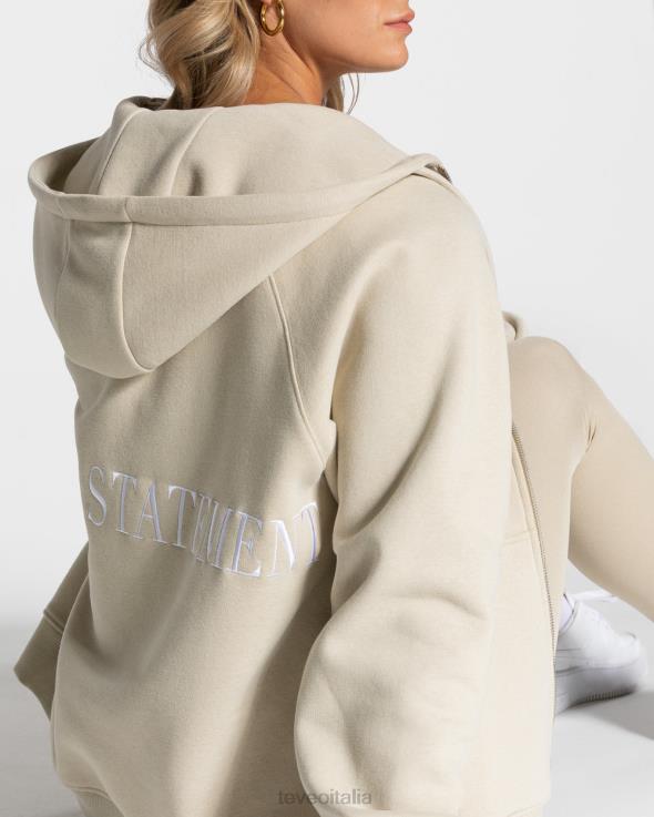 TEVEO giacca oversize di tendenza FPR0H30 vestiario sabbia donne