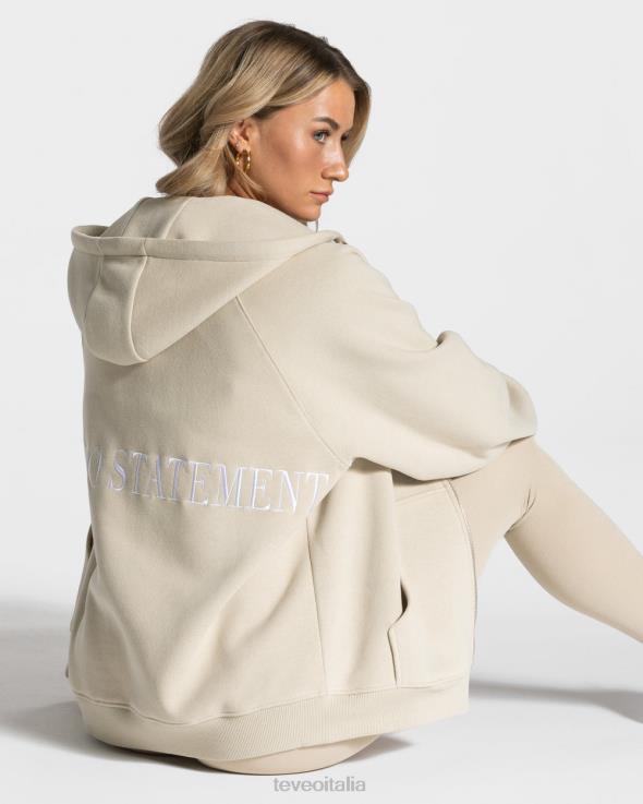 TEVEO giacca oversize di tendenza FPR0H30 vestiario sabbia donne
