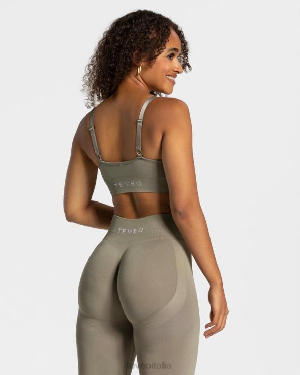 TEVEO affascinante scrunch bh FPR0H316 vestiario cachi donne