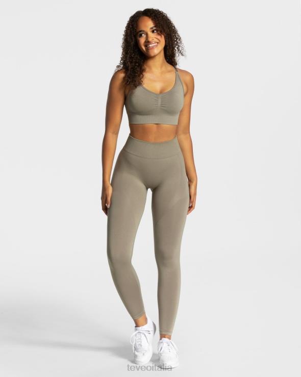 TEVEO affascinante scrunch bh FPR0H316 vestiario cachi donne