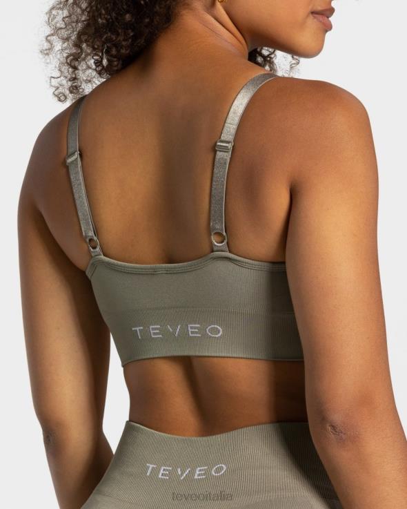 TEVEO affascinante scrunch bh FPR0H316 vestiario cachi donne