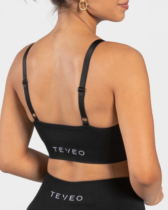 TEVEO affascinante scrunch bh FPR0H317 vestiario nero donne