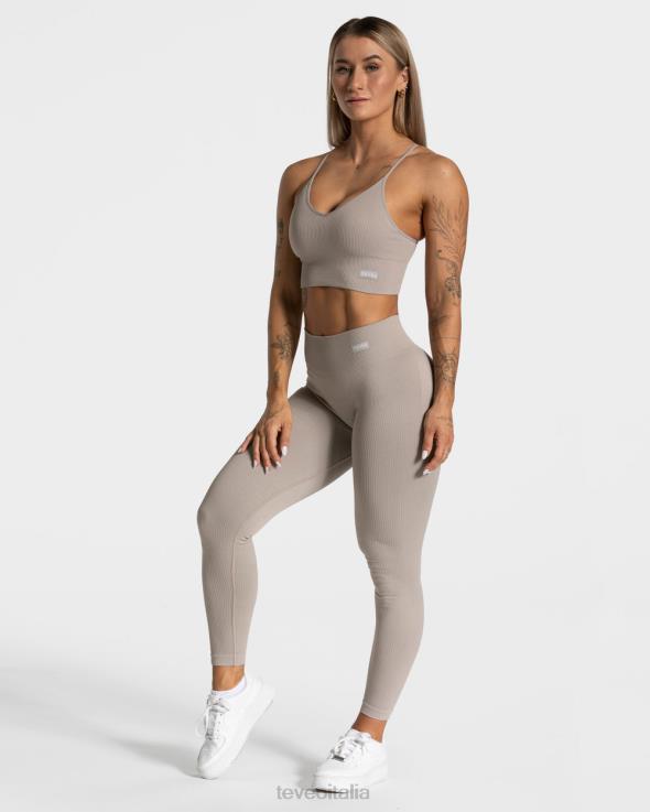 TEVEO elegante top incrociato FPR0H399 vestiario calcolo donne