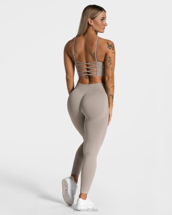 TEVEO elegante top incrociato FPR0H399 vestiario calcolo donne