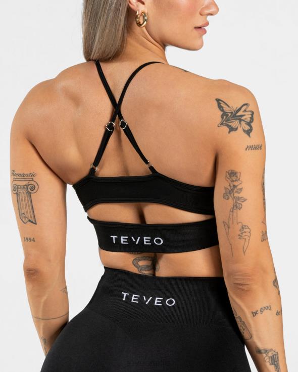 TEVEO elevare bh FPR0H287 vestiario nero donne