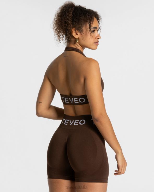 TEVEO firma contorta bh FPR0H298 vestiario Marrone scuro donne