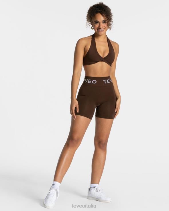 TEVEO firma contorta bh FPR0H298 vestiario Marrone scuro donne