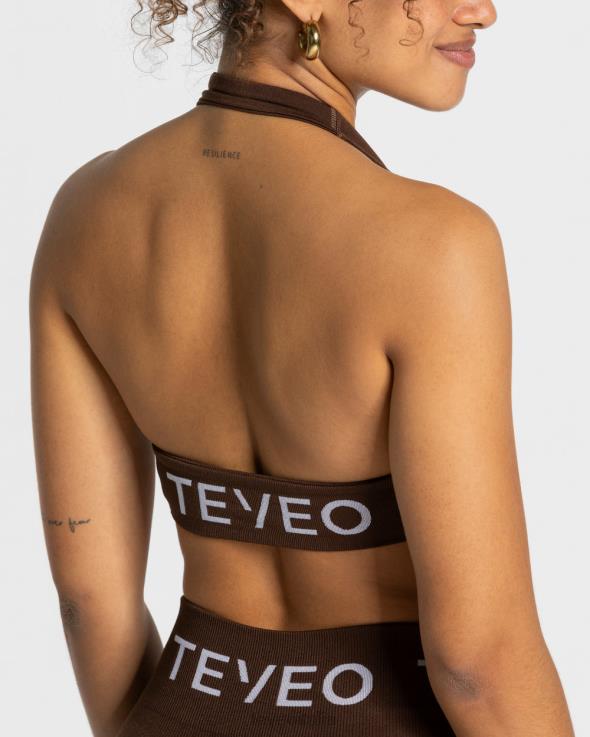 TEVEO firma contorta bh FPR0H298 vestiario Marrone scuro donne
