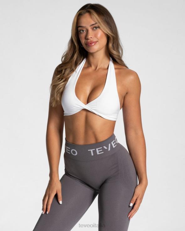 TEVEO firma contorta bh FPR0H302 vestiario bianco donne