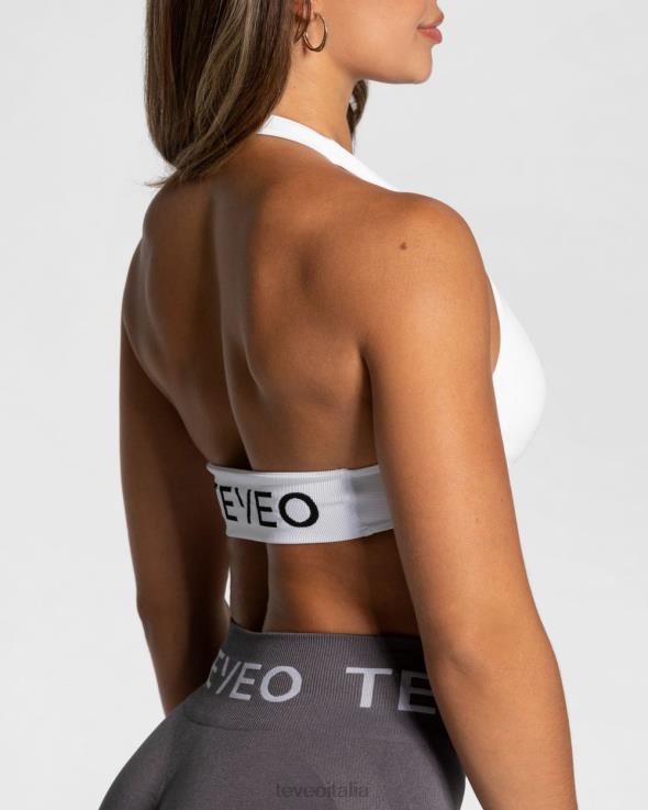 TEVEO firma contorta bh FPR0H302 vestiario bianco donne