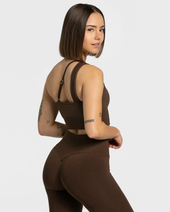 TEVEO impertinente una spalla bh FPR0H380 vestiario marrone donne