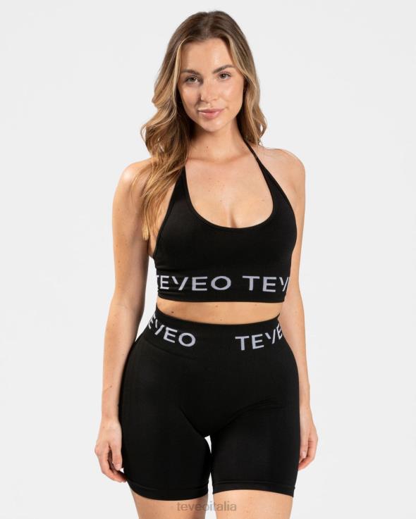 TEVEO portacollo firmato bh FPR0H303 vestiario nero donne