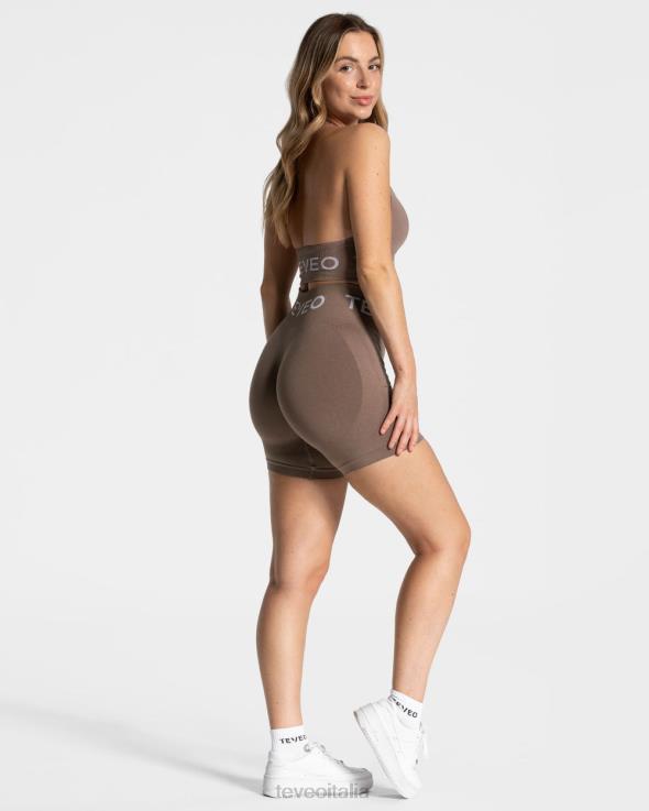 TEVEO portacollo firmato bh FPR0H312 vestiario moka donne