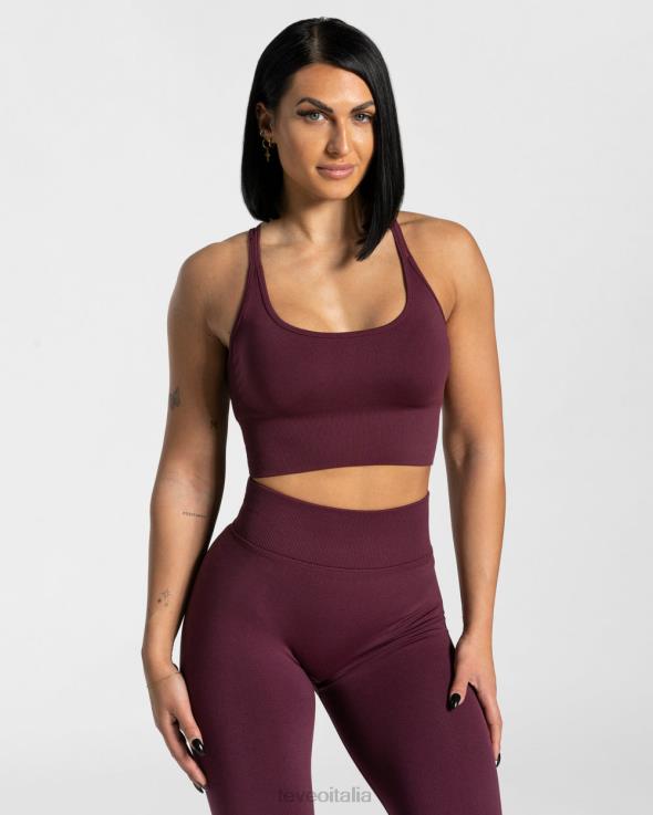 TEVEO reggiseno di tendenza FPR0H328 vestiario prugna donne