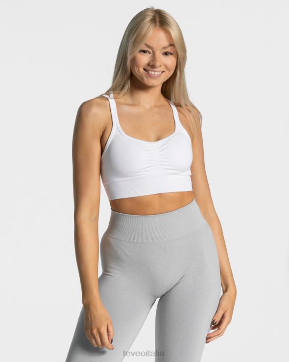 TEVEO reggiseno scrunch senza tempo FPR0H348 vestiario bianco donne