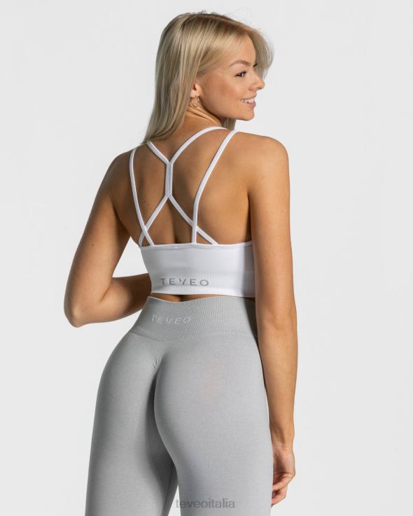TEVEO reggiseno scrunch senza tempo FPR0H348 vestiario bianco donne