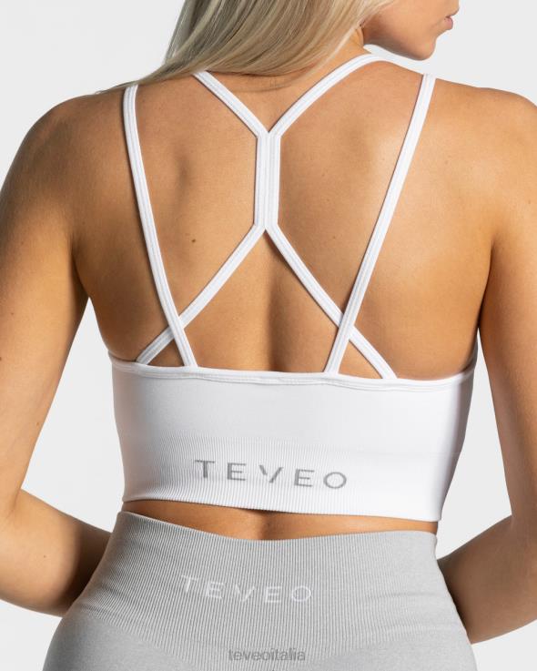 TEVEO reggiseno scrunch senza tempo FPR0H348 vestiario bianco donne