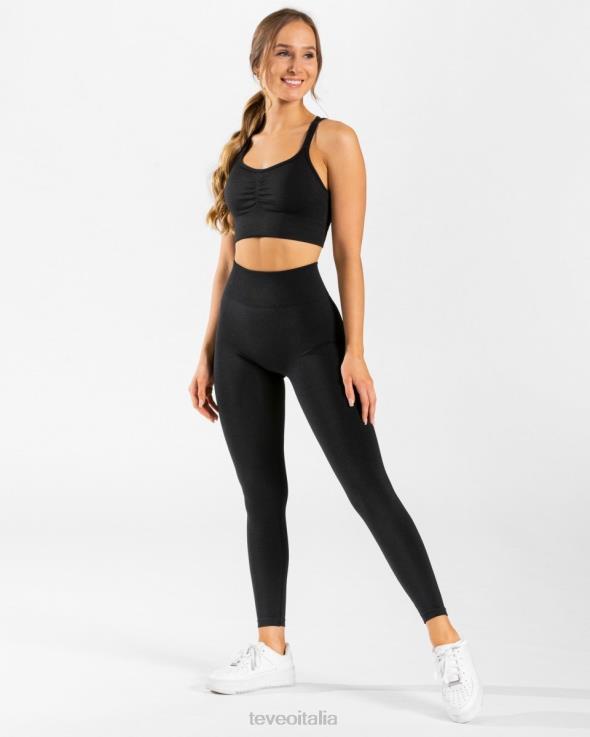 TEVEO scrunch senza tempo bh FPR0H342 vestiario nero donne