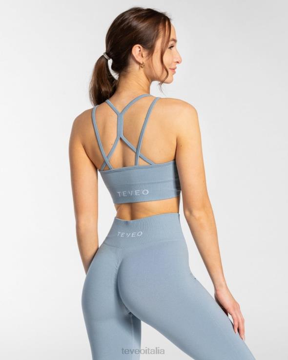 TEVEO scrunch senza tempo bh FPR0H344 vestiario Blu acciaio donne