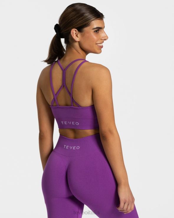 TEVEO scrunch senza tempo bh FPR0H346 vestiario viola donne