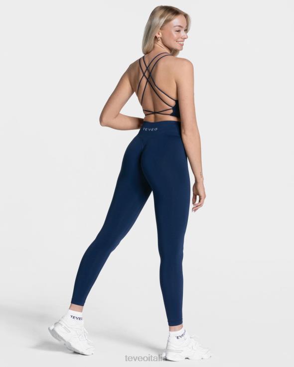 TEVEO top senza schienale per tutti i giorni FPR0H422 vestiario blu scuro donne