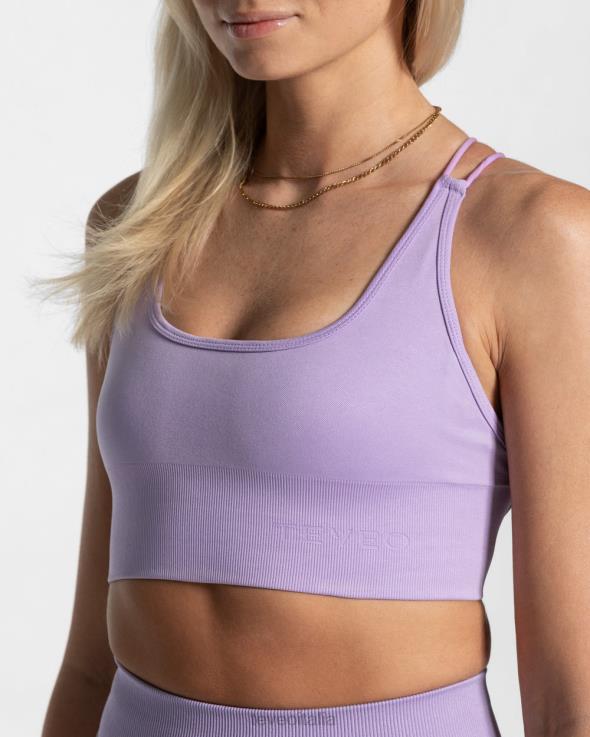 TEVEO top senza schienale per tutti i giorni FPR0H424 vestiario lilla donne