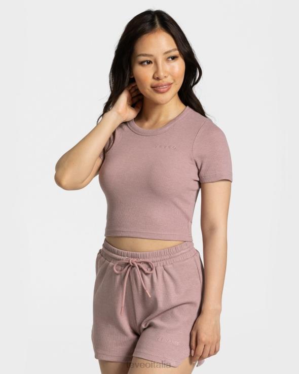 TEVEO maglietta da salotto FPR0H480 vestiario rosa antico donne