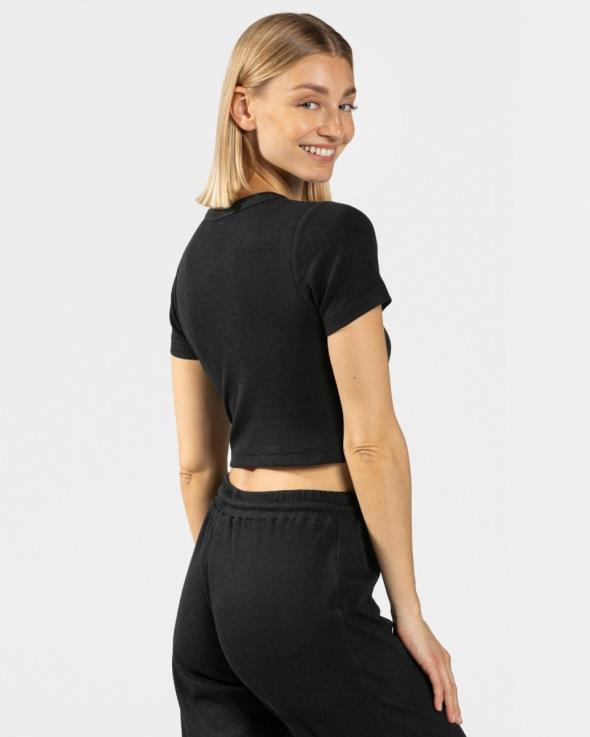 TEVEO maglietta da salotto FPR0H486 vestiario nero donne