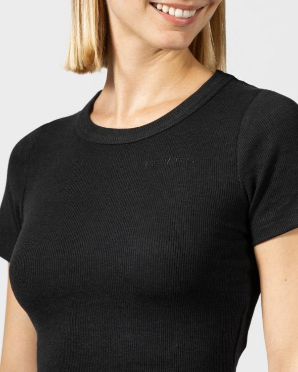 TEVEO maglietta da salotto FPR0H486 vestiario nero donne
