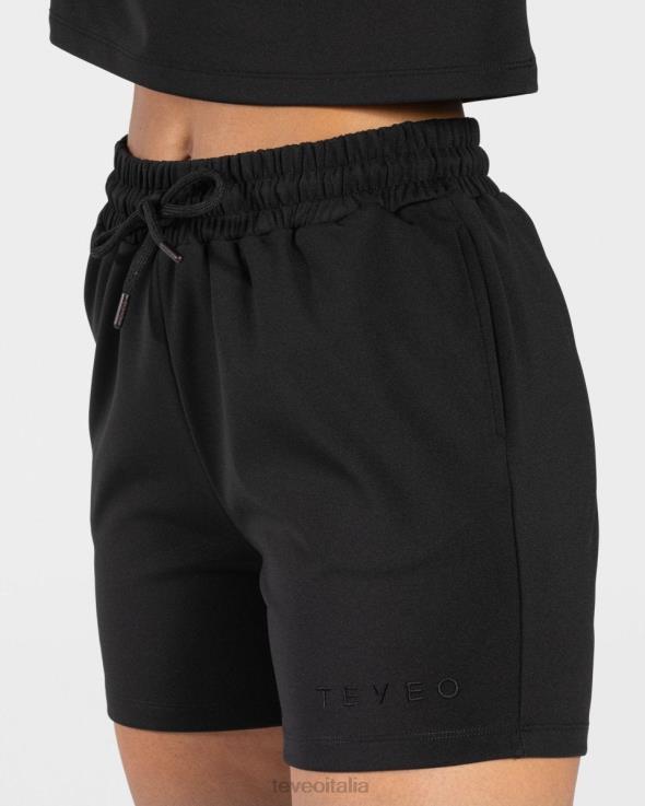TEVEO affascinante corto oversize FPR0H198 vestiario nero donne