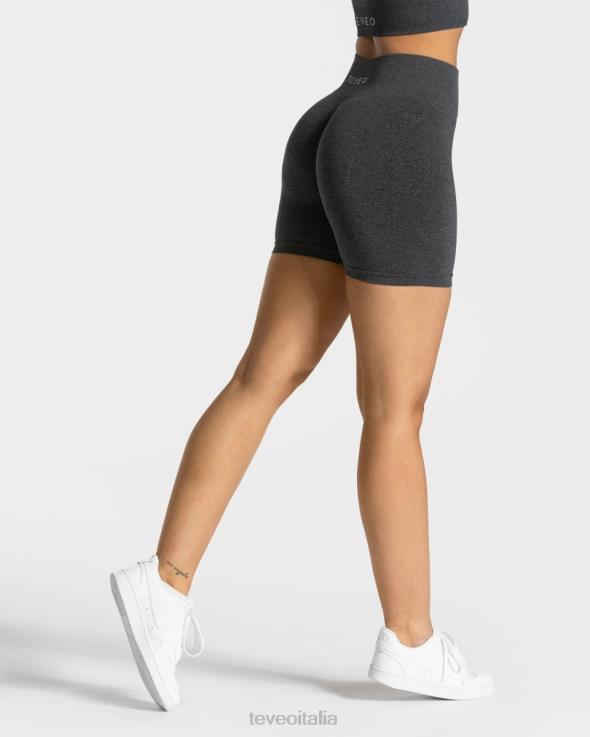 TEVEO corto scrunch senza tempo FPR0H215 vestiario grigio scuro donne