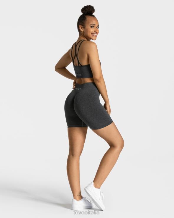 TEVEO corto scrunch senza tempo FPR0H215 vestiario grigio scuro donne