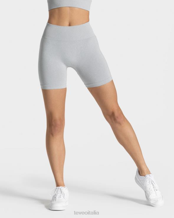 TEVEO corto scrunch senza tempo FPR0H217 vestiario grigio chiaro donne