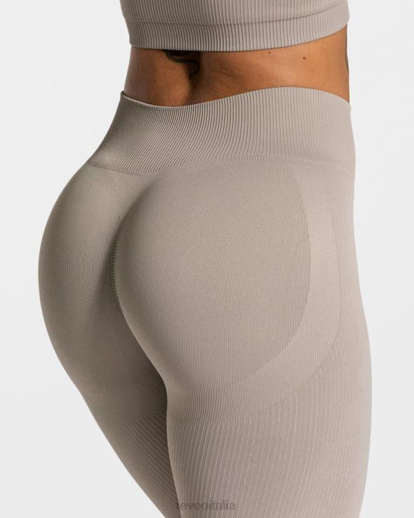 TEVEO eleganti leggings scrunch FPR0H155 vestiario calcolo donne