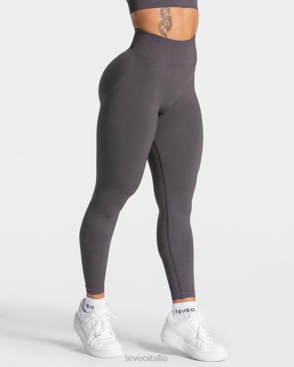 TEVEO elevare i leggings FPR0H53 vestiario grigio scuro donne