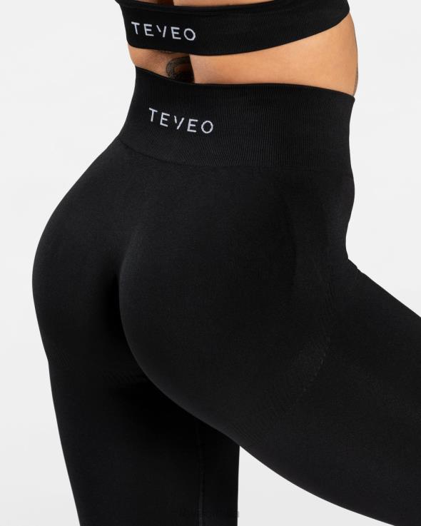 TEVEO elevare i leggings FPR0H54 vestiario nero donne