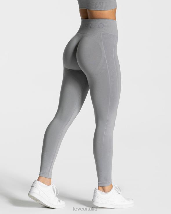 TEVEO focus leggings scrunch FPR0H123 vestiario grigio donne