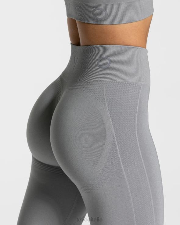TEVEO focus leggings scrunch FPR0H123 vestiario grigio donne