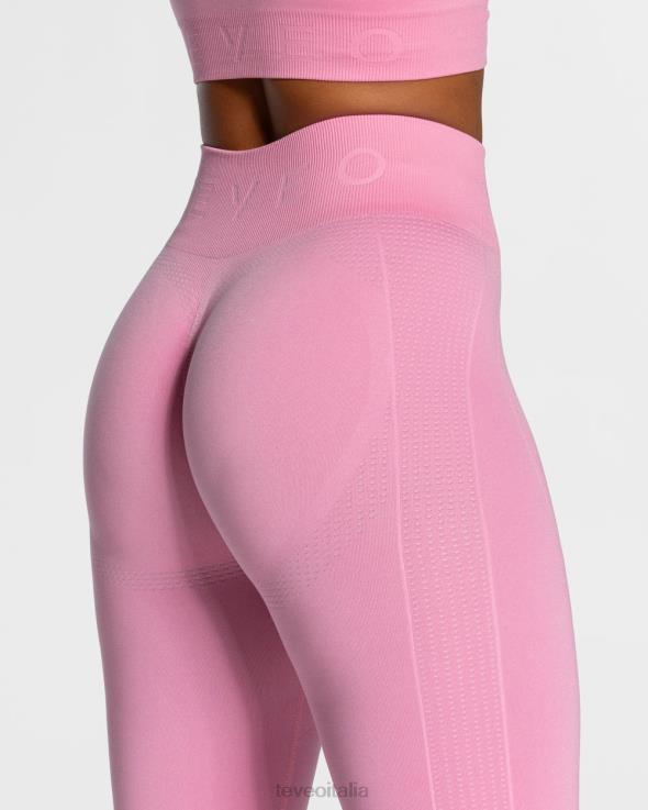 TEVEO focus leggings scrunch FPR0H162 vestiario rosa donne