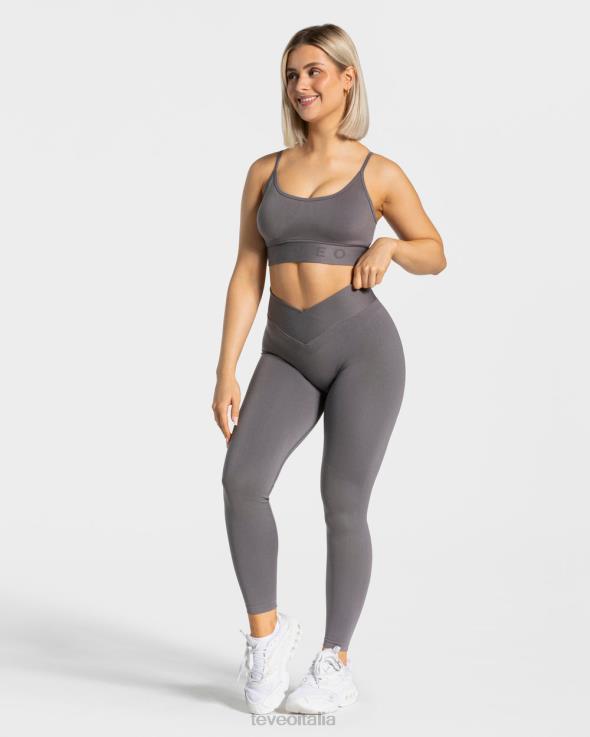 TEVEO leggings a forma di V FPR0H105 vestiario grafite donne
