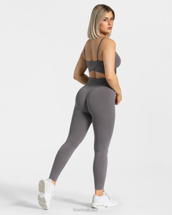 TEVEO leggings a forma di V FPR0H105 vestiario grafite donne