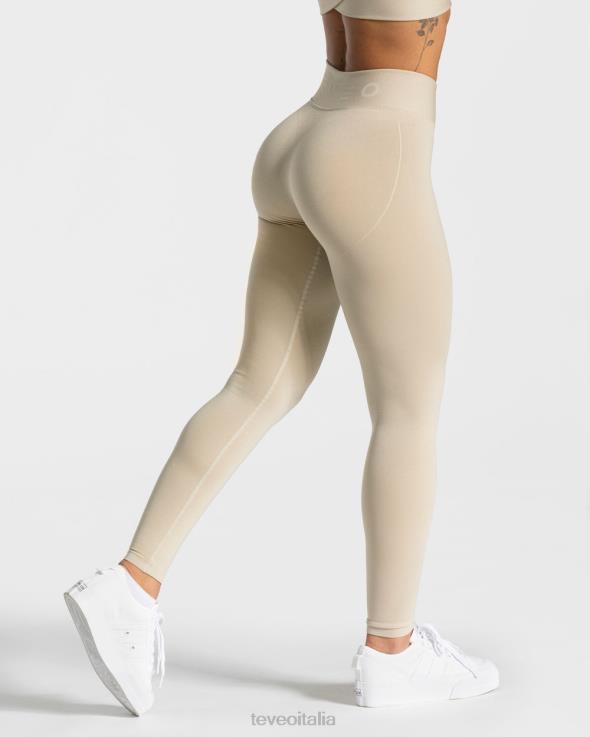 TEVEO leggings a forma di V FPR0H107 vestiario sabbia donne